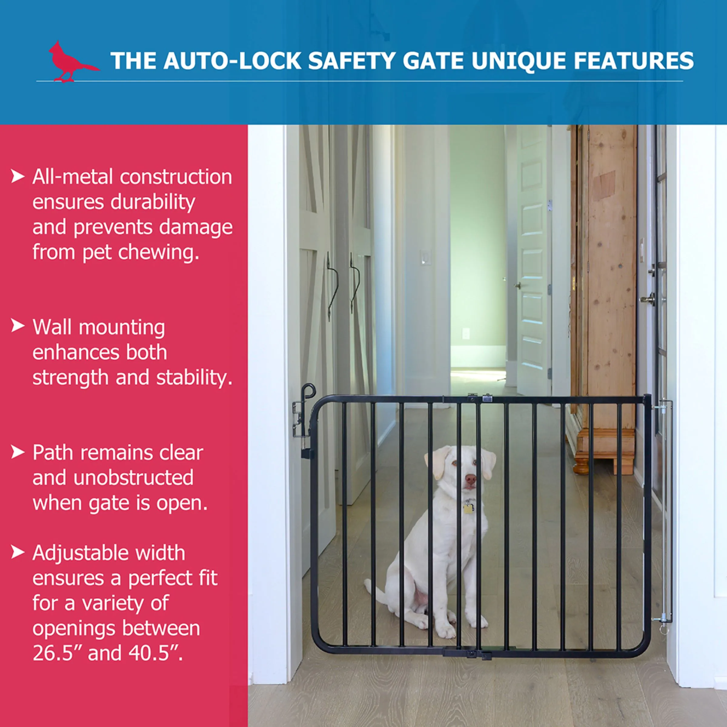 Auto-Lock Safety Gate (Model MG-15)