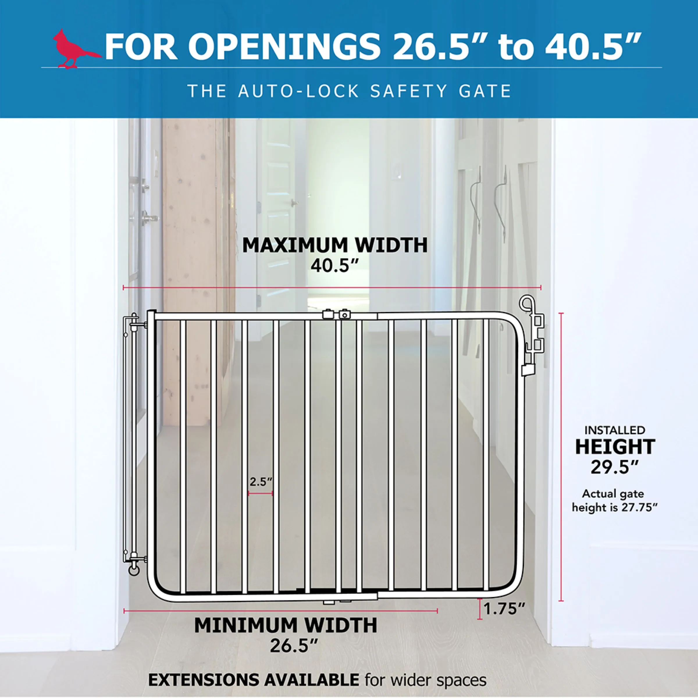 Auto-Lock Safety Gate (Model MG-15)