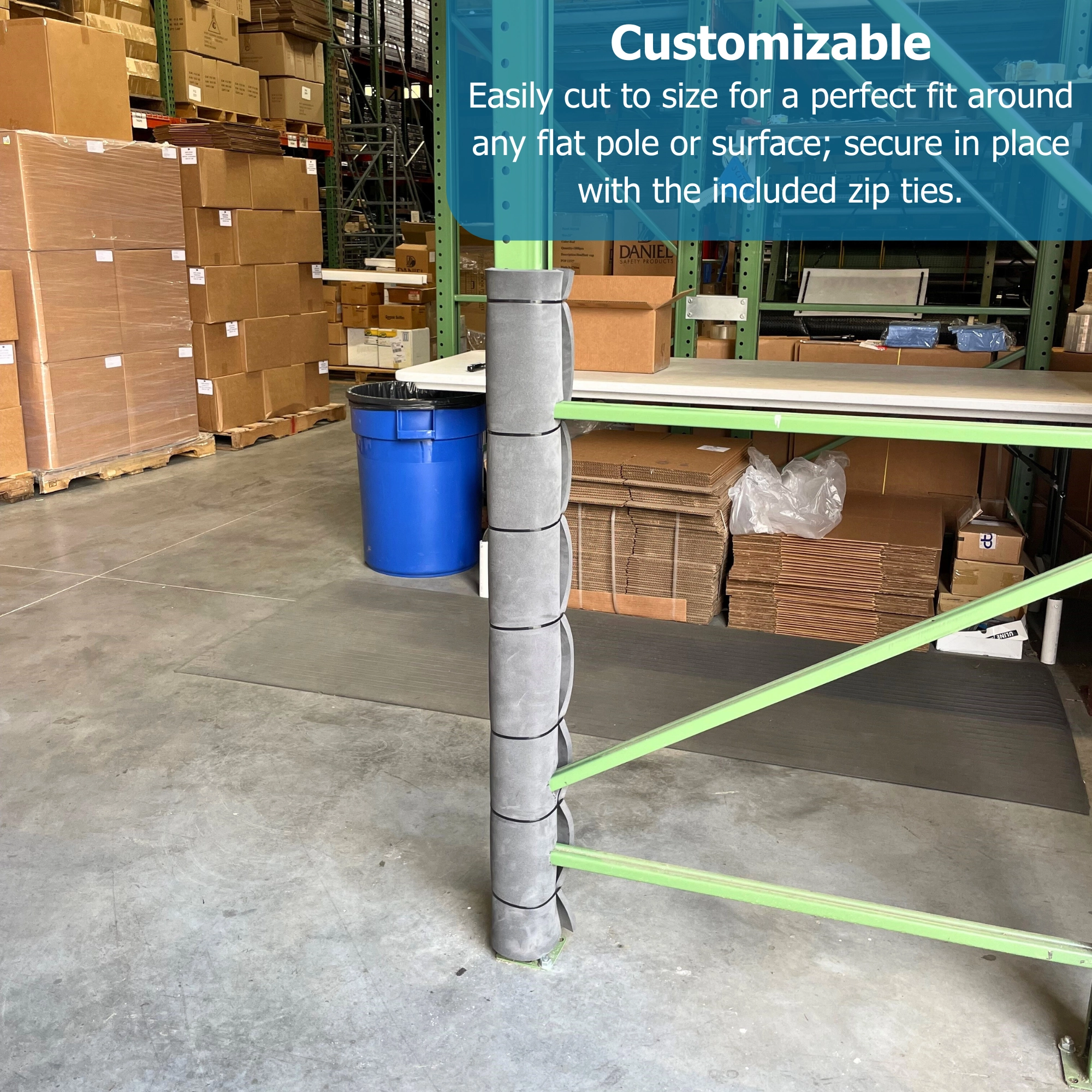 Flat Pole Padding (Model FPP)