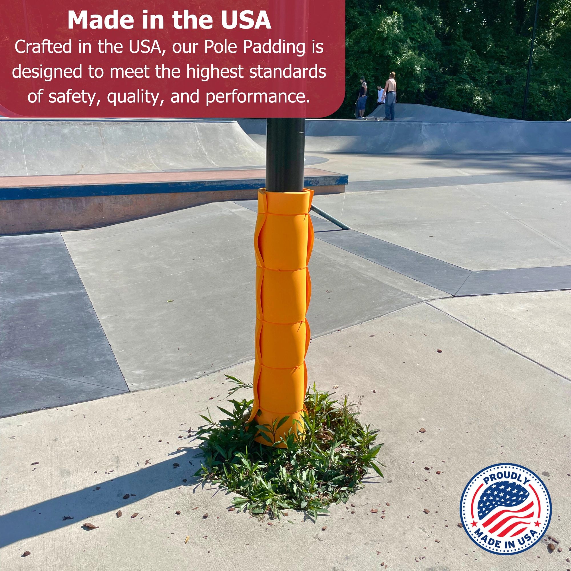 Flat Pole Padding (Model FPP)