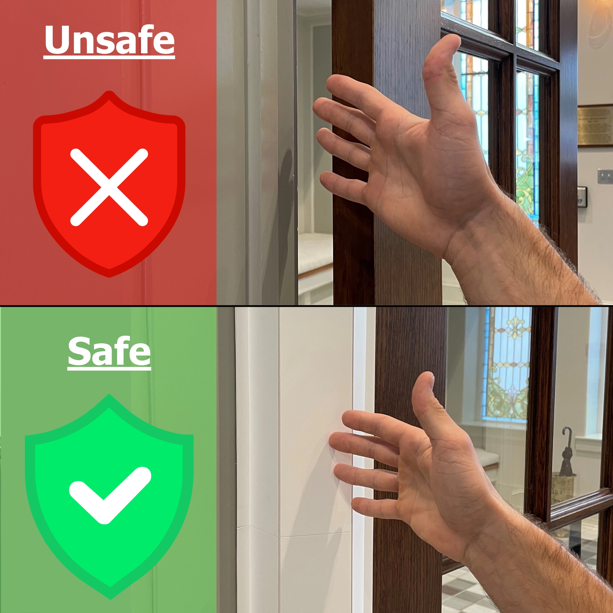 PinchNot Finger Shield for 180 Degree Doors