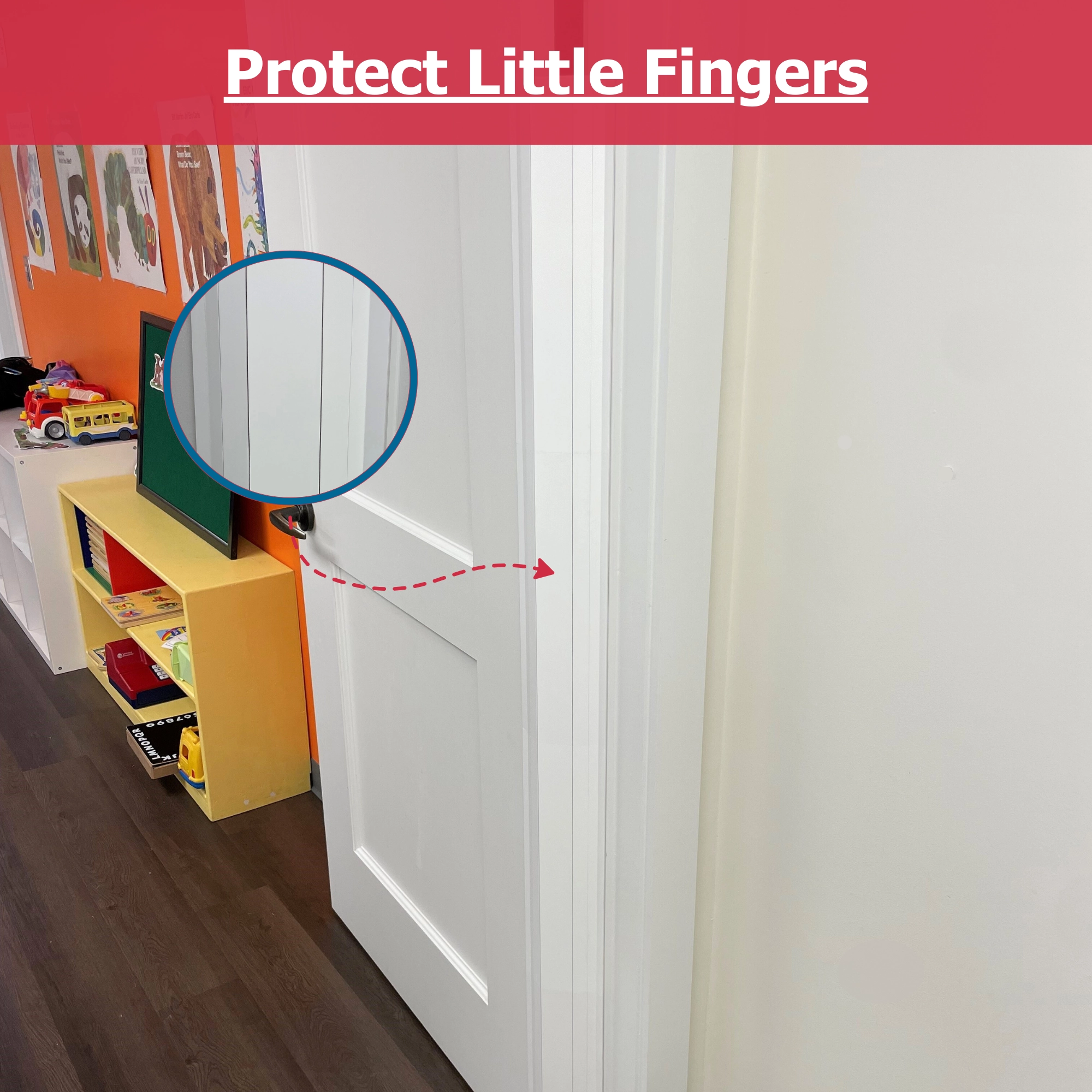 PinchNot Finger Shield for 180 Degree Doors