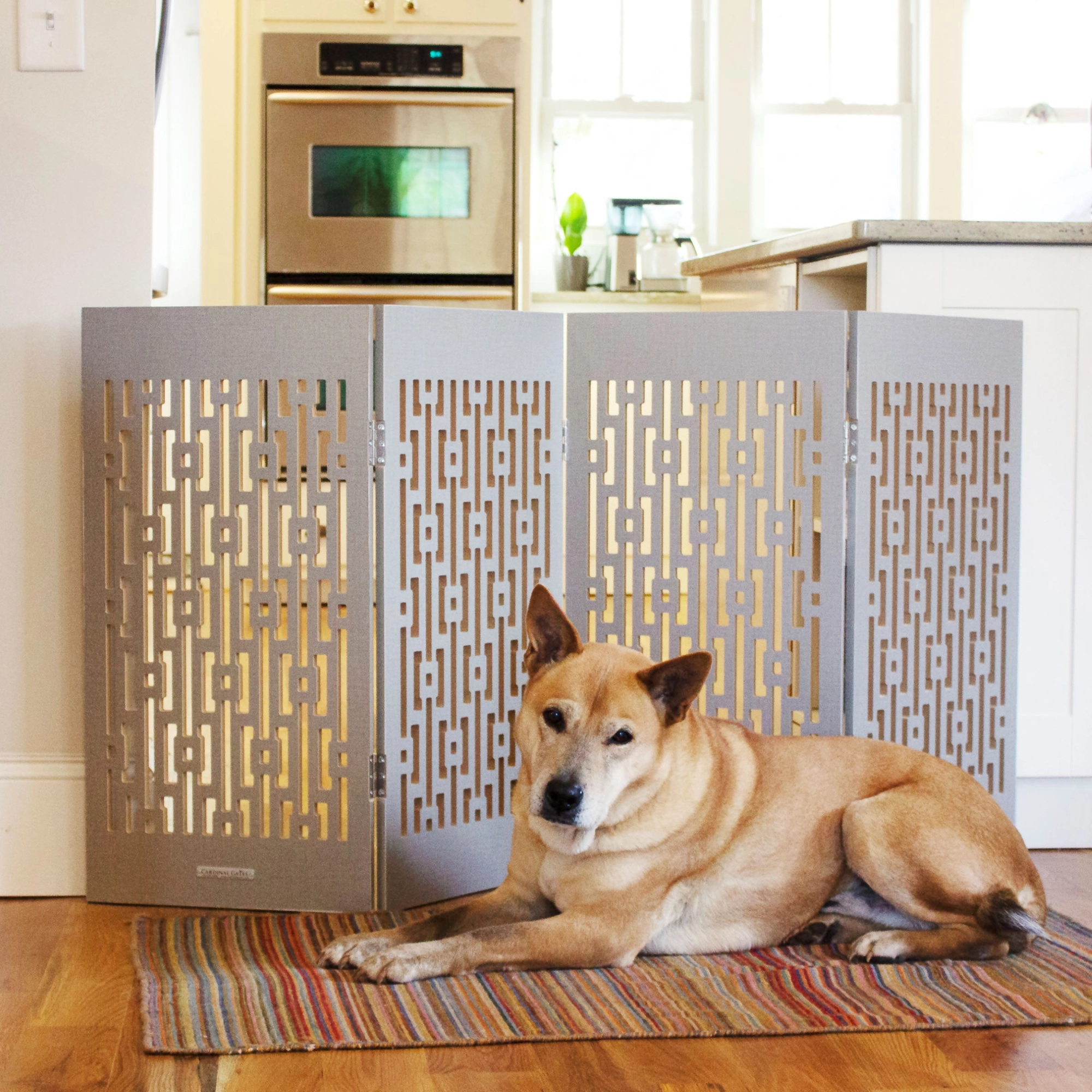 Decorative Freestanding Pet Gate (Model DFPG)