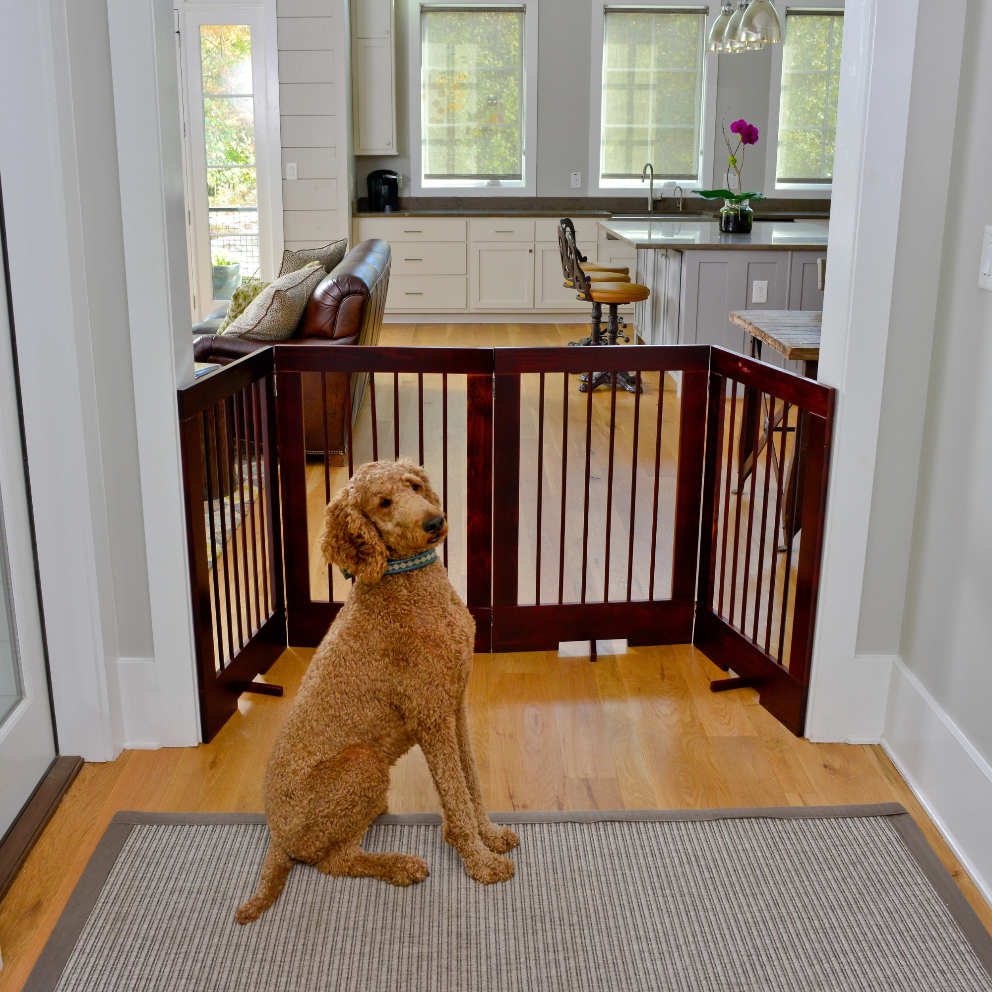 4-Panel Freestanding Pet Gate (Model 4PG)