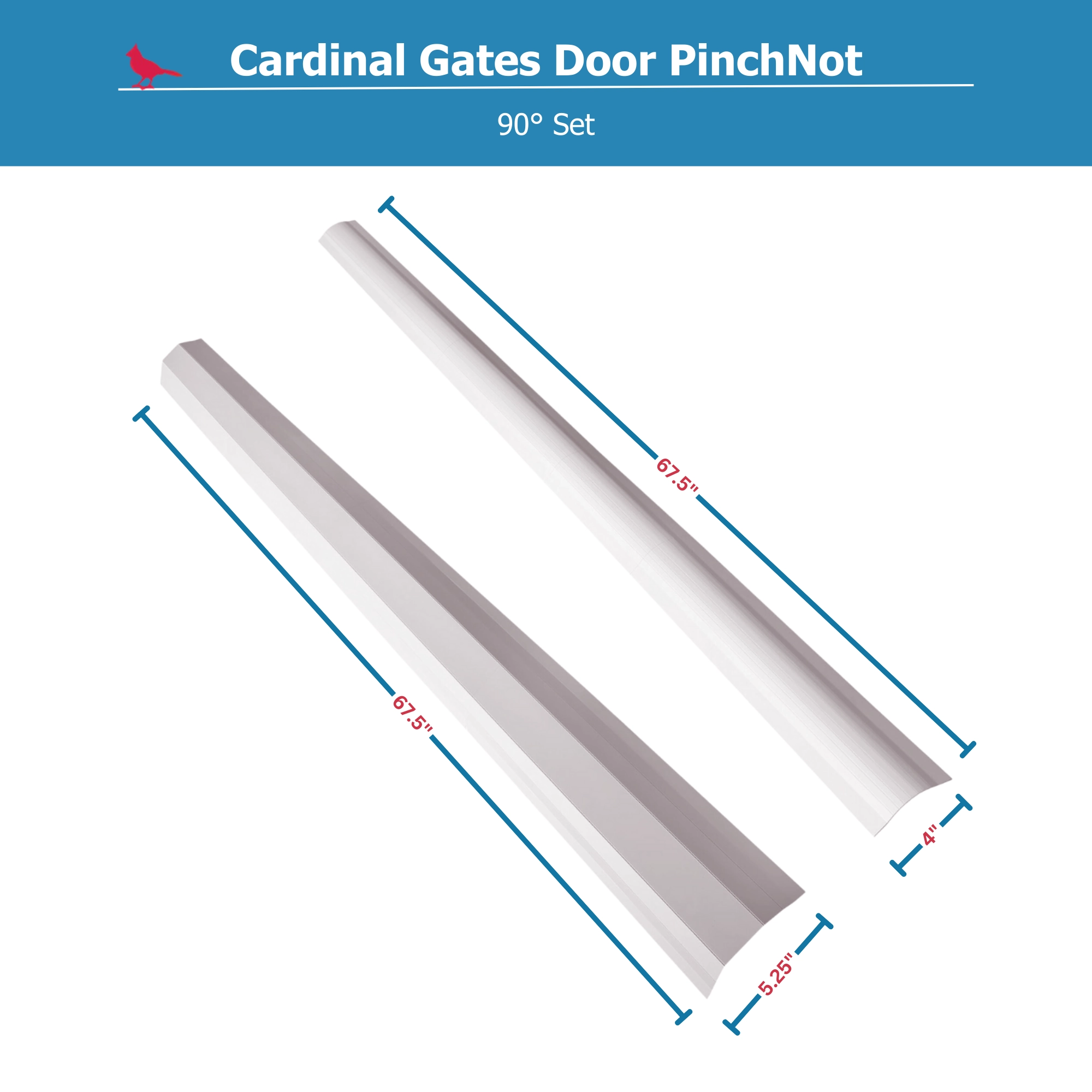 PinchNot Finger Shield for 90 Degree Doors