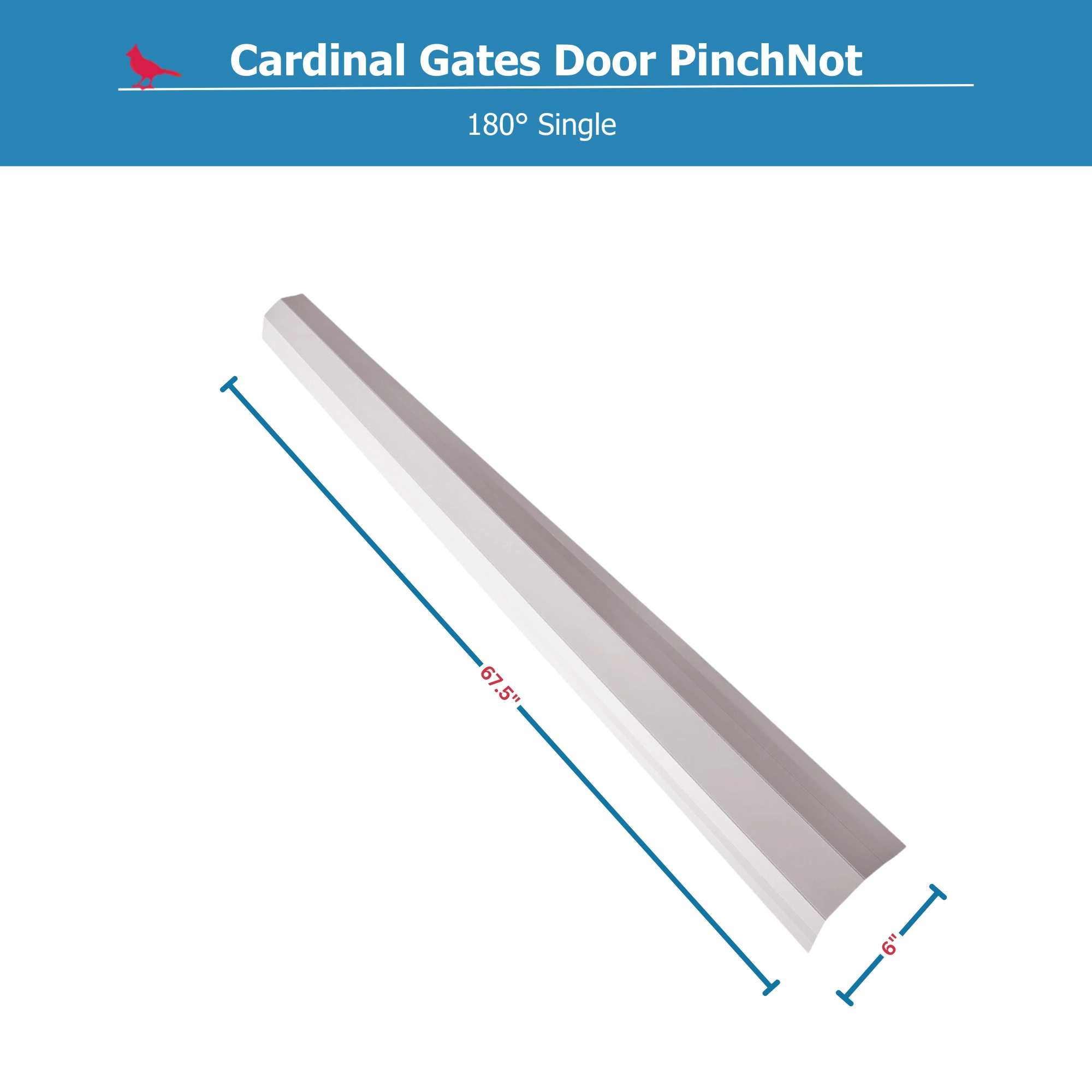 PinchNot Finger Shield for 180 Degree Doors