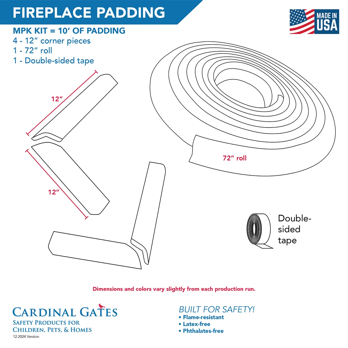 Medium Hearth Pad Kit (Model MPK)