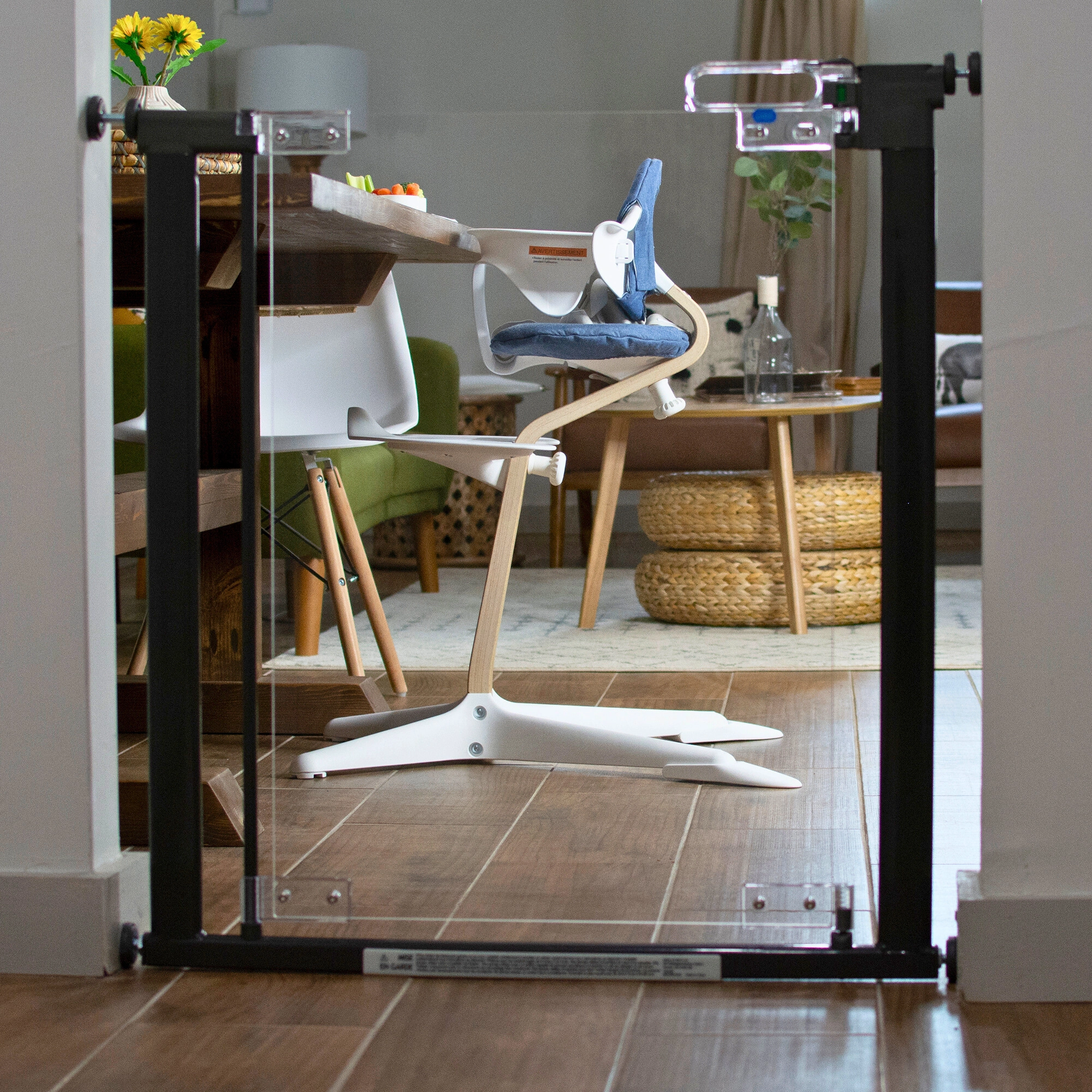 Qdos Crystal Designer Gate (Pressure Mount)