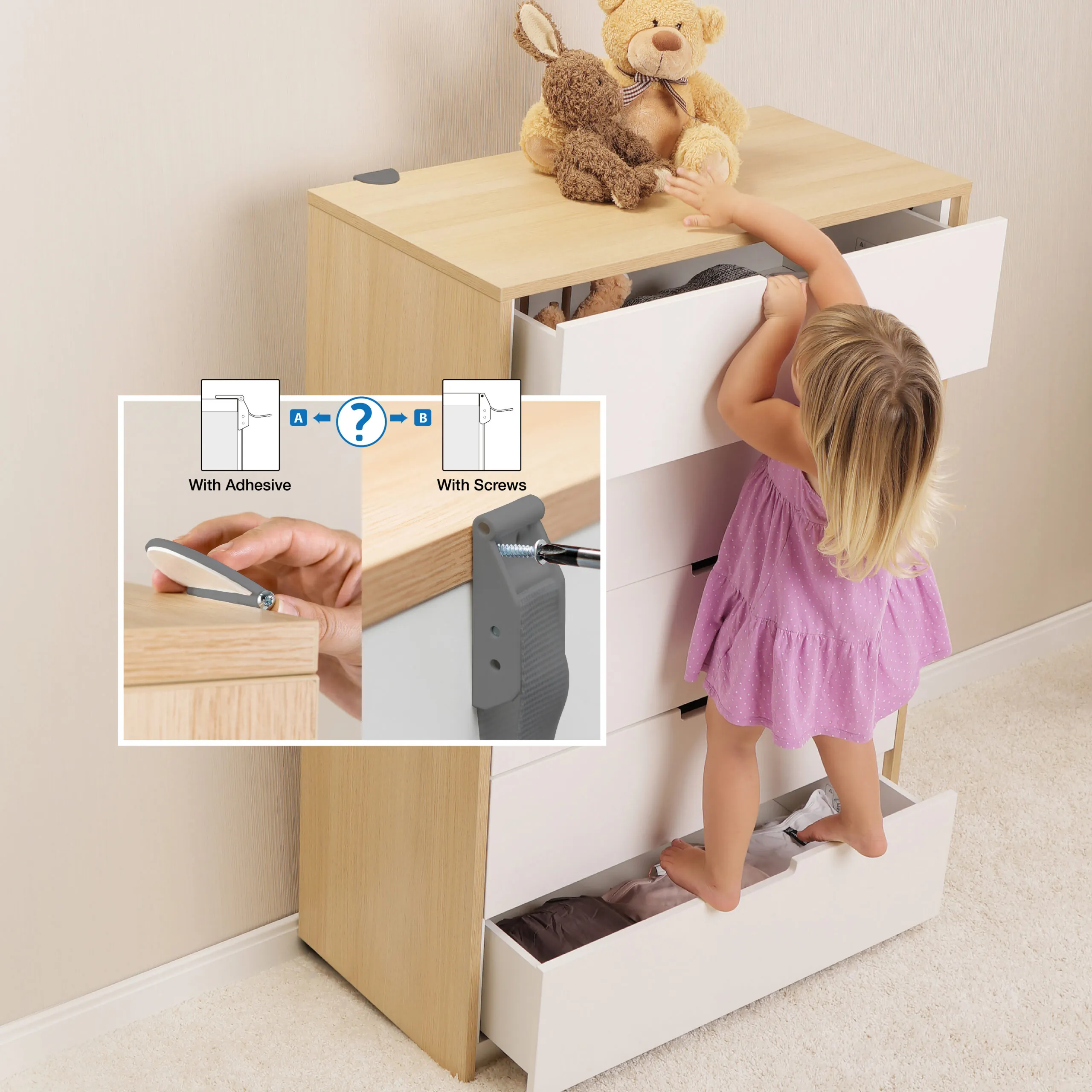 Qdos Furniture Tip Over Kit