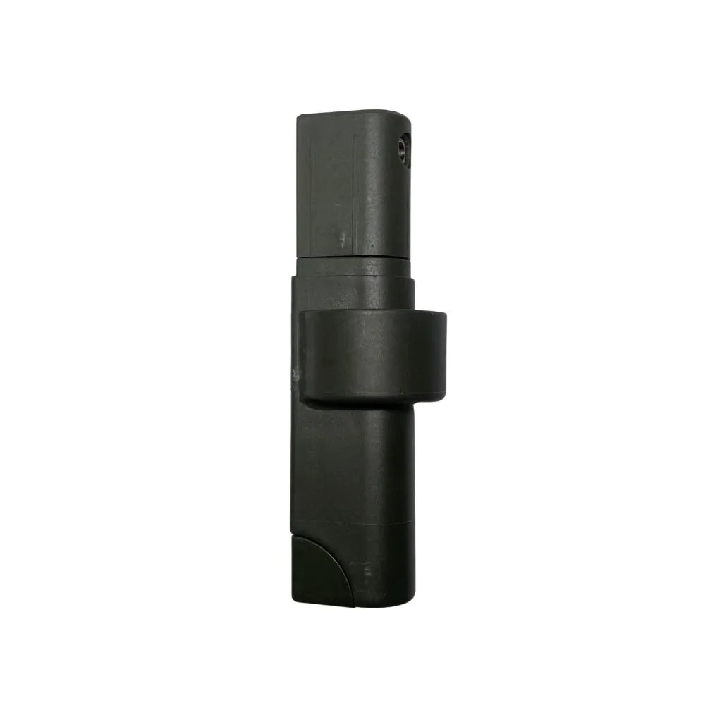 Qdos Crystal Designer Hardware Bottom Lock - Slate