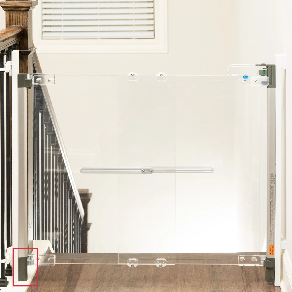 Qdos Crystal Designer HW Bottom Hinge - Slate
